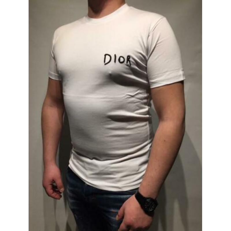 Dior T-shirt wit en zwart leverbaar OP=OP!!