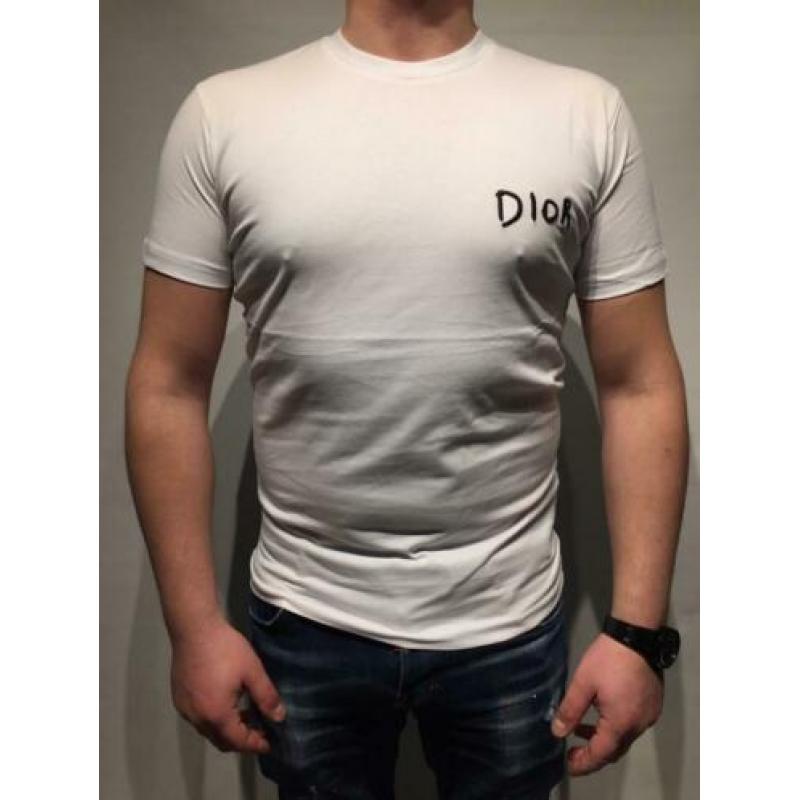 Dior T-shirt wit en zwart leverbaar OP=OP!!