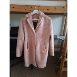 Roze winterjas S/M