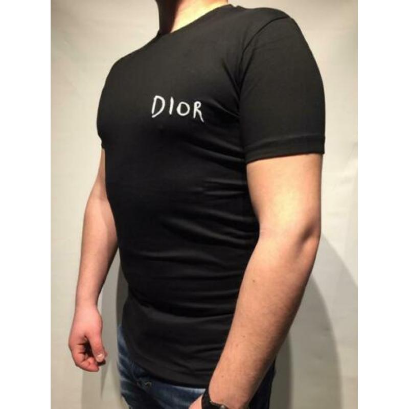 Dior T-shirt wit en zwart leverbaar OP=OP!!