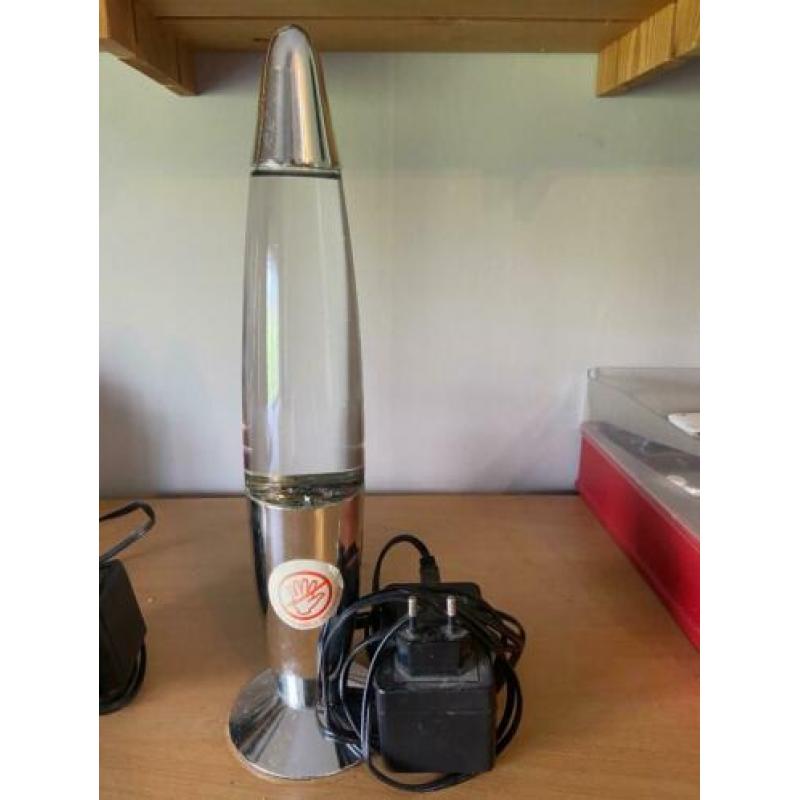 Lavalamp en glitterlamp