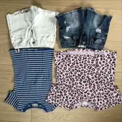 Zara H&M Looxs Primark zomer pakket mt 134 oa shirts shorts