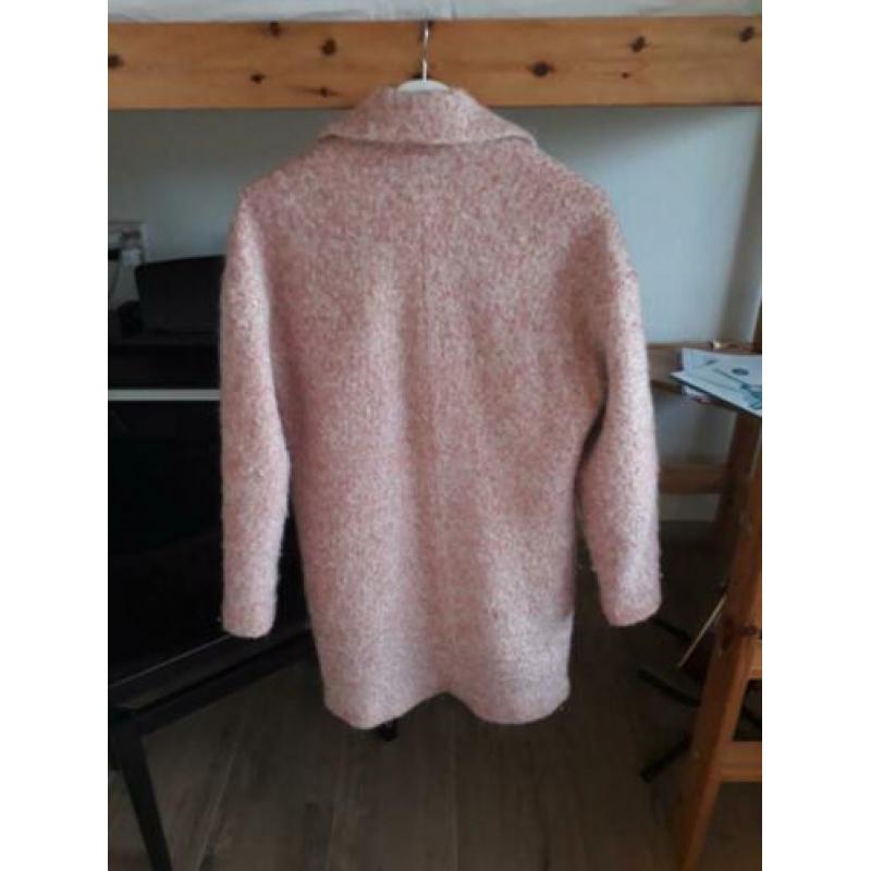 Roze winterjas S/M