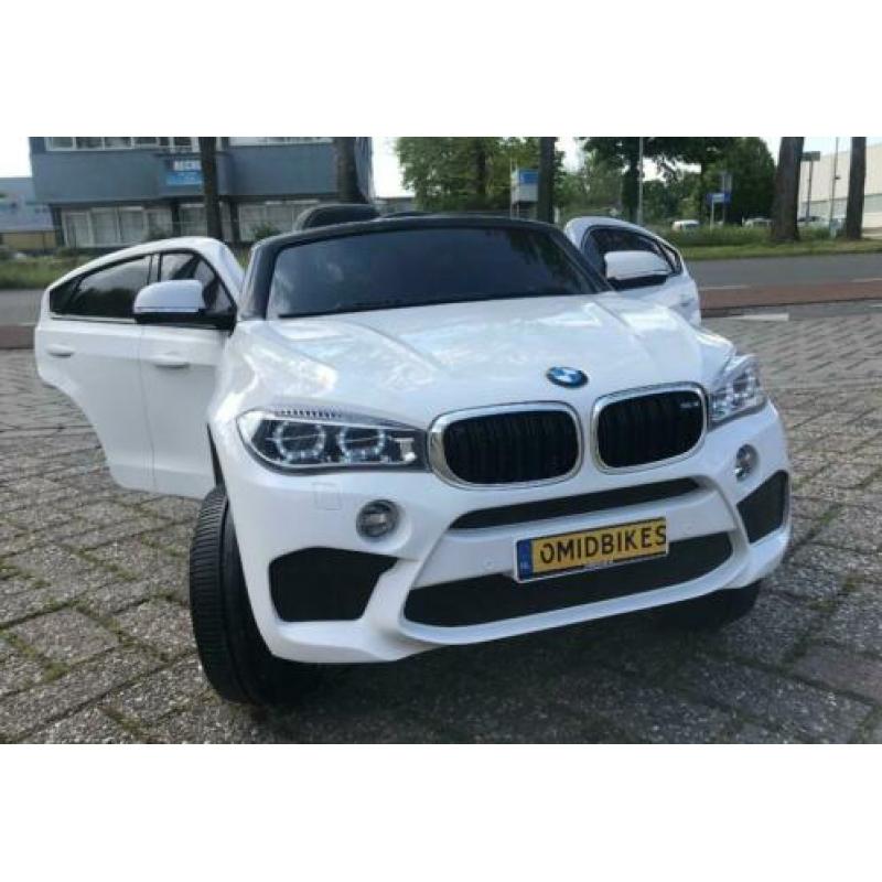 BMW X6M wit 12v vering / leer / MP3 / Afstandsbediening NIEU