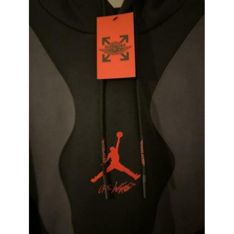 Jordan X OFF WHITE hoodie maat L