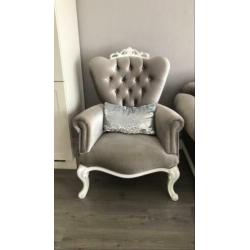 Chesterfield banken 3 en 2 zits + fauteuil