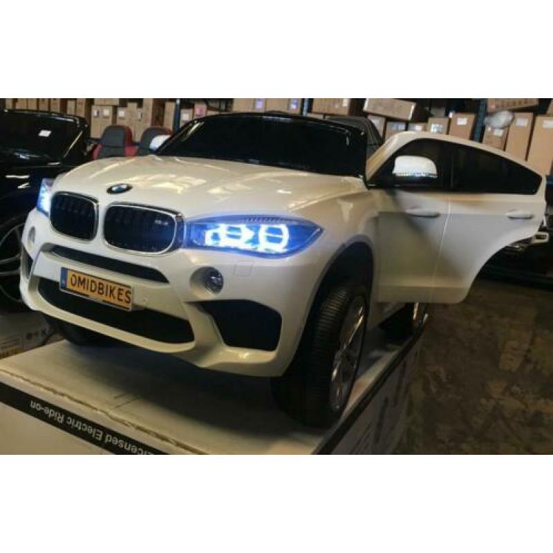 BMW X6M wit 12v vering / leer / MP3 / Afstandsbediening NIEU