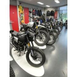 Caferacer schakelbromfiets 50 of 125cc diverse merken NIEUW