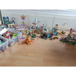 Zeer grote partij lego friends/elves/Disney princes