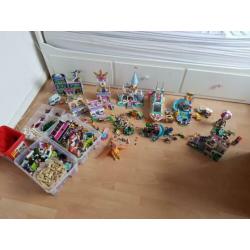 Zeer grote partij lego friends/elves/Disney princes