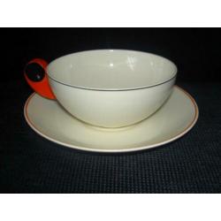 Hema Art Deco Strand servies van Bellefroid voor Regout