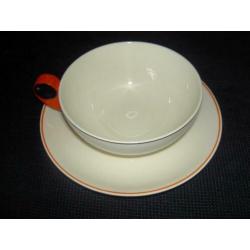 Hema Art Deco Strand servies van Bellefroid voor Regout