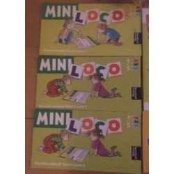 2 Mini loco dozen + 10 boekjes taal lezen rekenen tellen