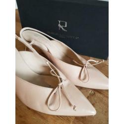 Guglielmo Rotta pump nude slingback 41