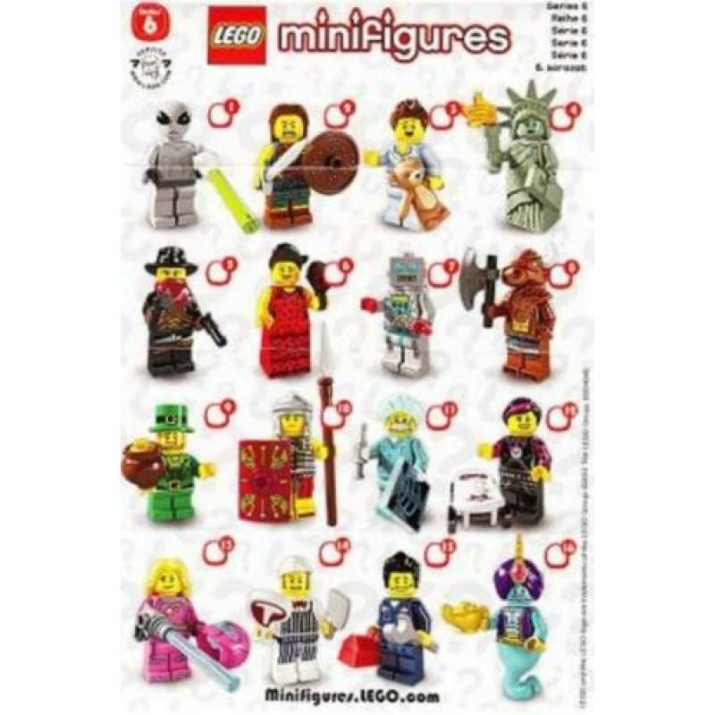 Lego minifig serie 6 nr 5 Bandiet, Nieuw & Sealed