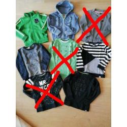 5 stuks bovenkleding draagmaat 116, oa Z8 en Tumble