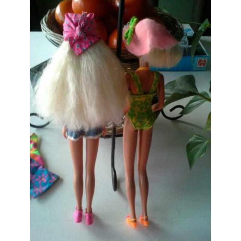 Twee Hasbro Sindy's uit de jaren 90