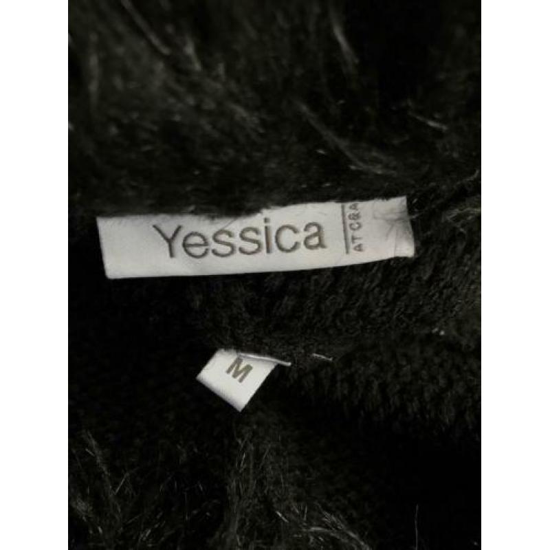 Yessica vest bodywarmer zwart fun fur M 38/40 zgan mooi??