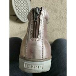 Esprit dames hoge sneakers bronskleurig maat 40.