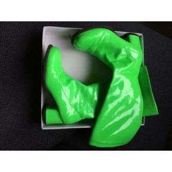 neon groen laklaars