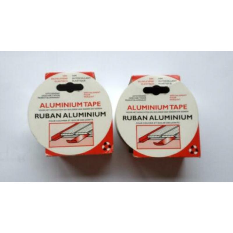 Dubbelzijdig Tape Kleefband Tesa 25m x 50mm. Aluminum Tape