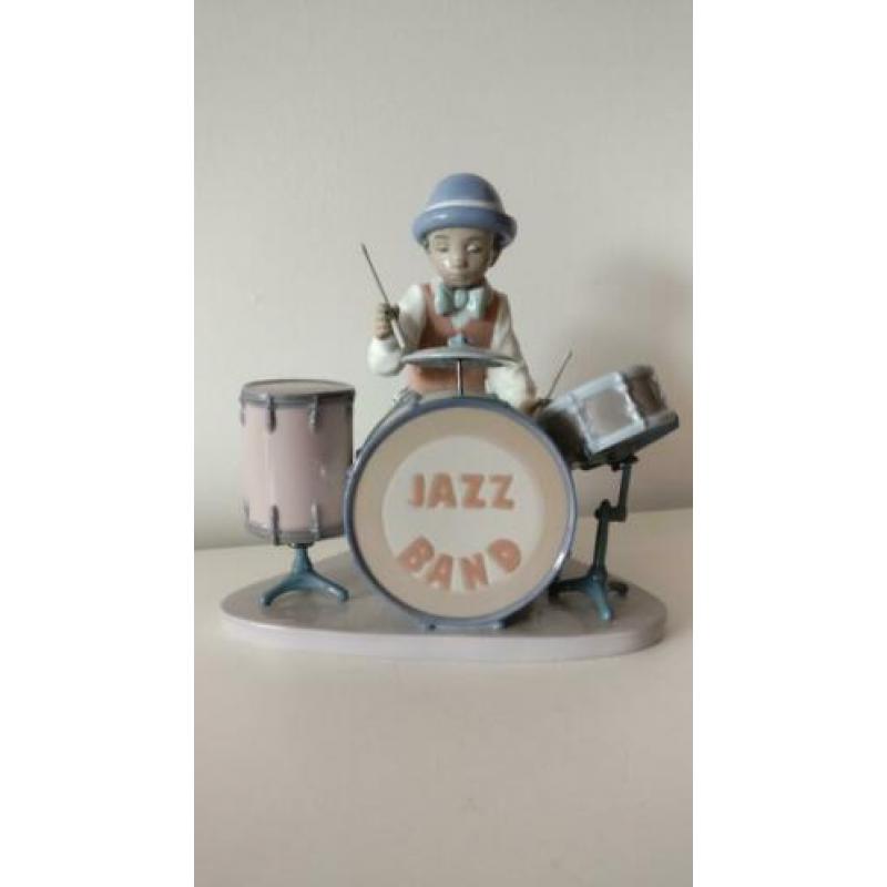 LLADRO JAZZ Band "Jazz Drums" #5929, porselein