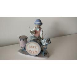 LLADRO JAZZ Band "Jazz Drums" #5929, porselein