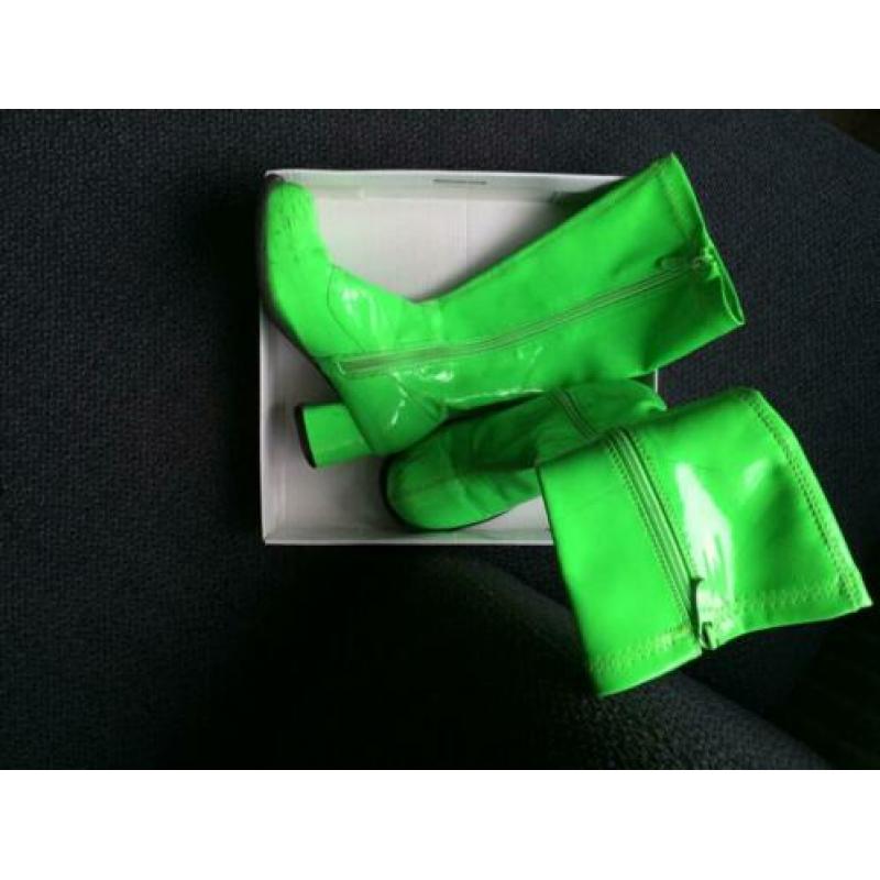 neon groen laklaars