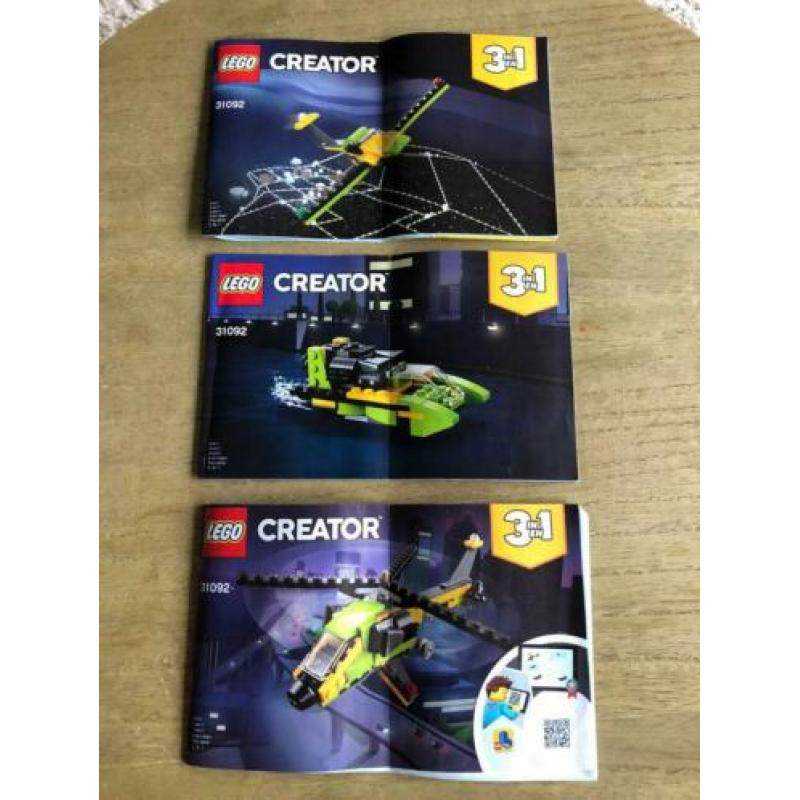 Lego creator 31092 3in1