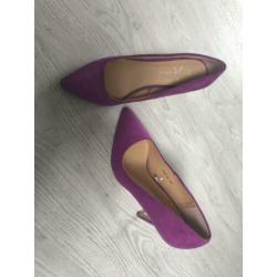 Leuke paarse pumps zgan maat 39