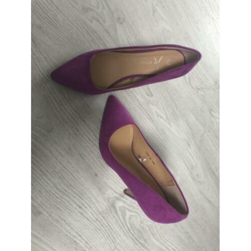 Leuke paarse pumps zgan maat 39