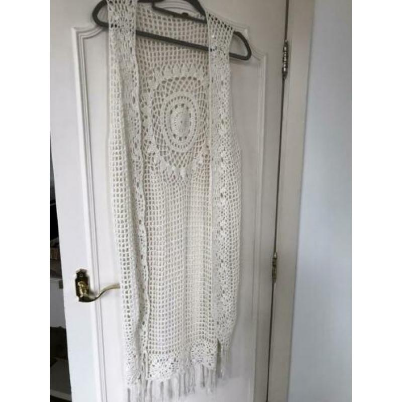 Boho bohemian vest gehaakt