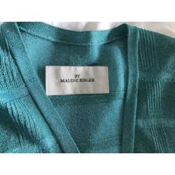 By Malene Birger vestje lurex groen S 36 38