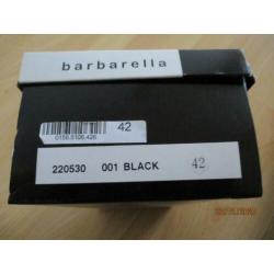 barbarella zwart suede damesschoen dames schoenen m.42(zgs)