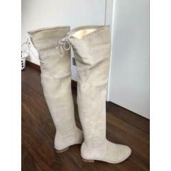 Stuart Weitzman Lowland overknee suède laars 38,5