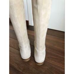 Stuart Weitzman Lowland overknee suède laars 38,5