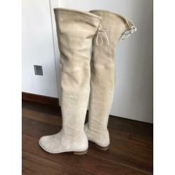 Stuart Weitzman Lowland overknee suède laars 38,5