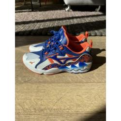 Mizuno RB-Line Sneakers wit oranje blauw maat 44