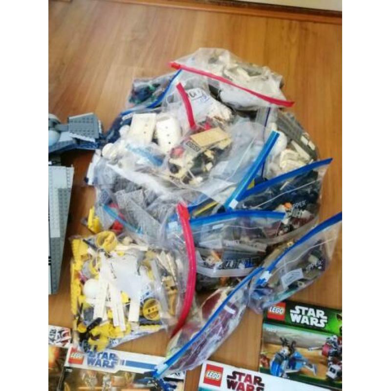 Grote collectie lego star wars poppetjes en sets