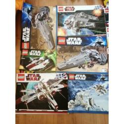 Grote collectie lego star wars poppetjes en sets