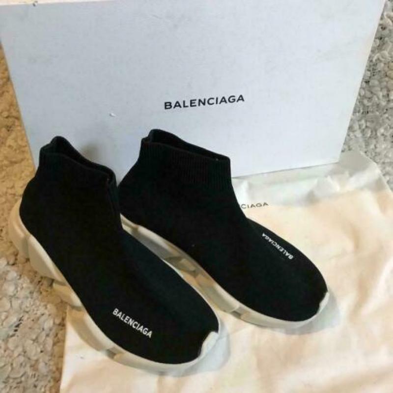 V Balenciaga Speed Black Kids Sneakers 29 34(26 27 30 tm 35)