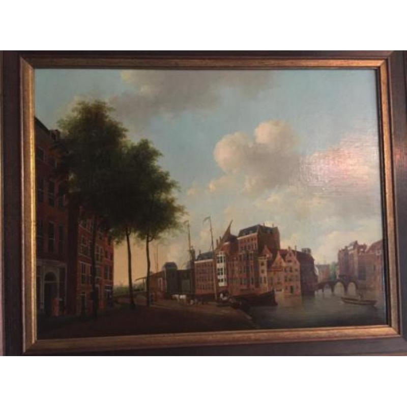 18de eeuws schilderij Rotterdam beurs