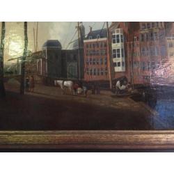 18de eeuws schilderij Rotterdam beurs