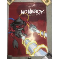 No Mercy/No Fear powerbattle affiches. Game/Street Art