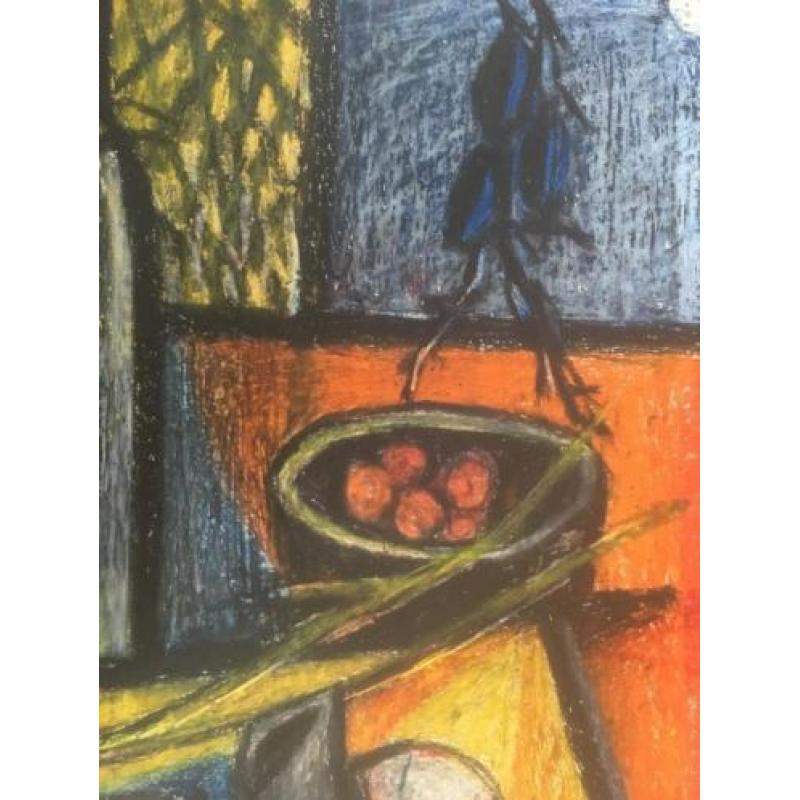 Pastel In de stijl van Bernard Buffet