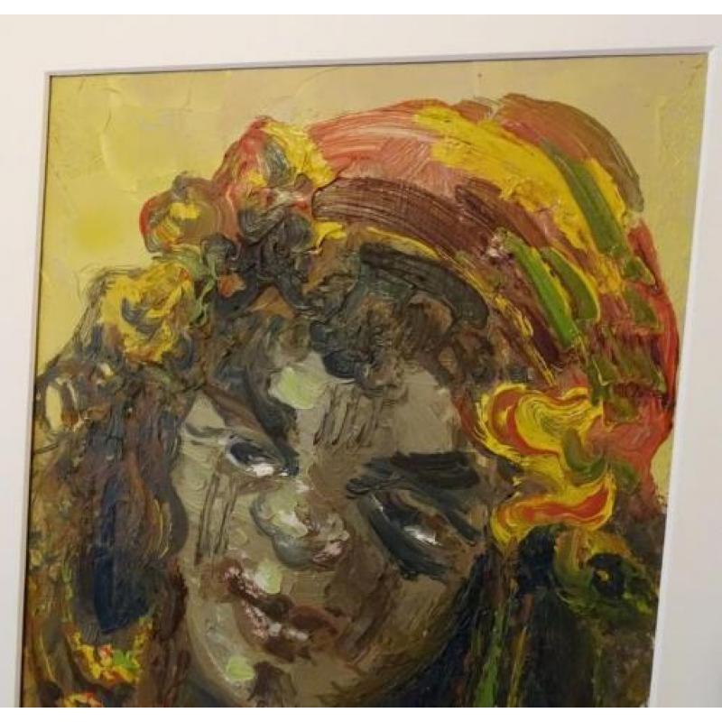 Impressionistisch portret -- Lucien A. Perona (1906-1971)