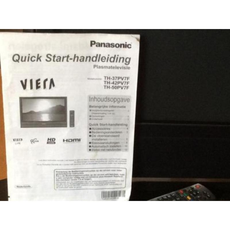 T.k.Panasonic Viera Plasma TV (2008; model TH-37PV7F)