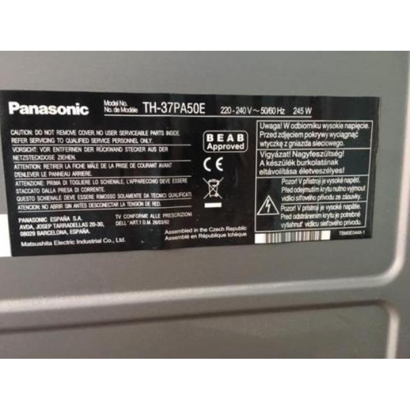 Panasonic Plasma tv TH37PA50E