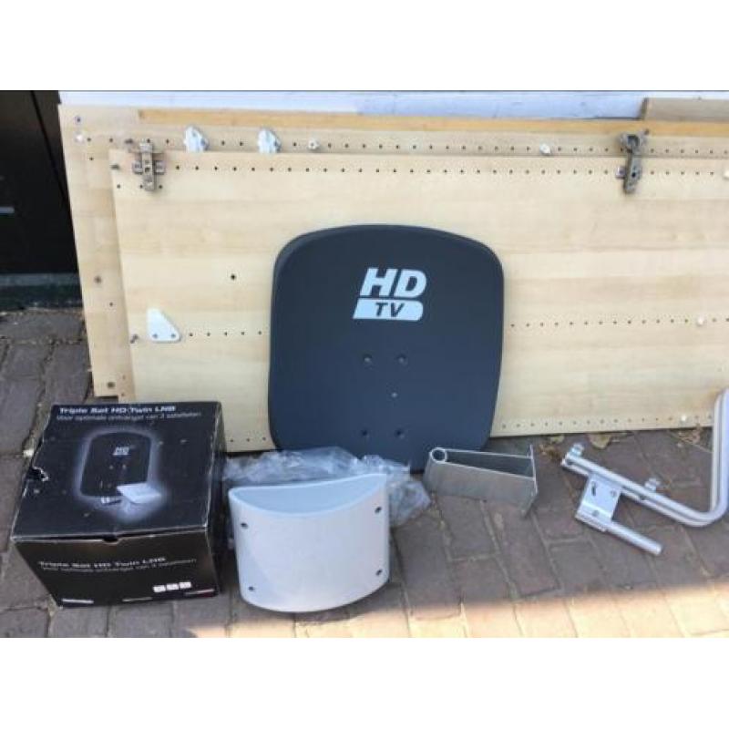 Sateliet schotel triple sat HD twin