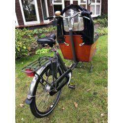 bakfiets cargo long 3 jaar oud met garantie